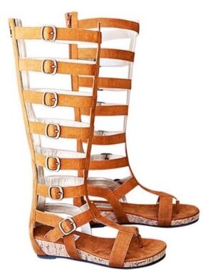 NWOT Joyfolie Gladiator Suede Shoes  Size 6.5